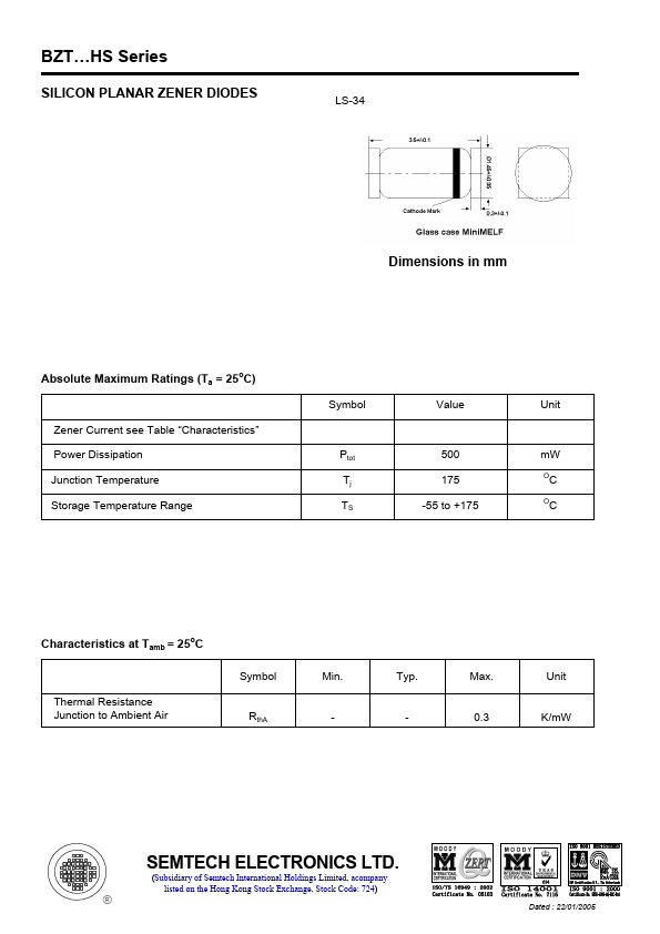 BZT8.2HSA SEMTECH