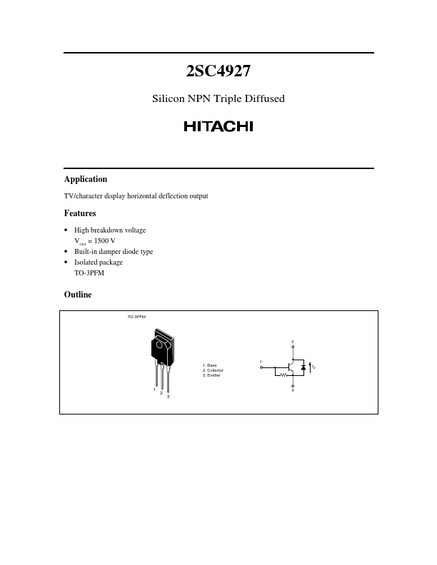 2SC4927 Hitachi Semiconductor