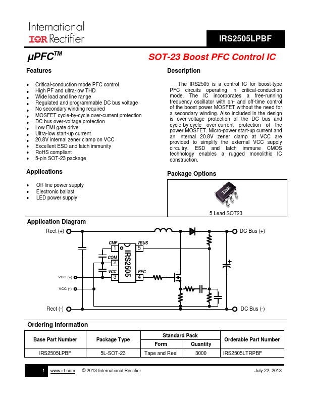 IRS2505LPBF