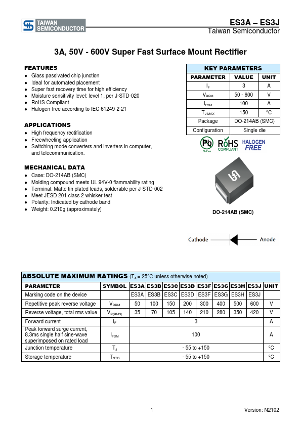 ES3G Taiwan Semiconductor