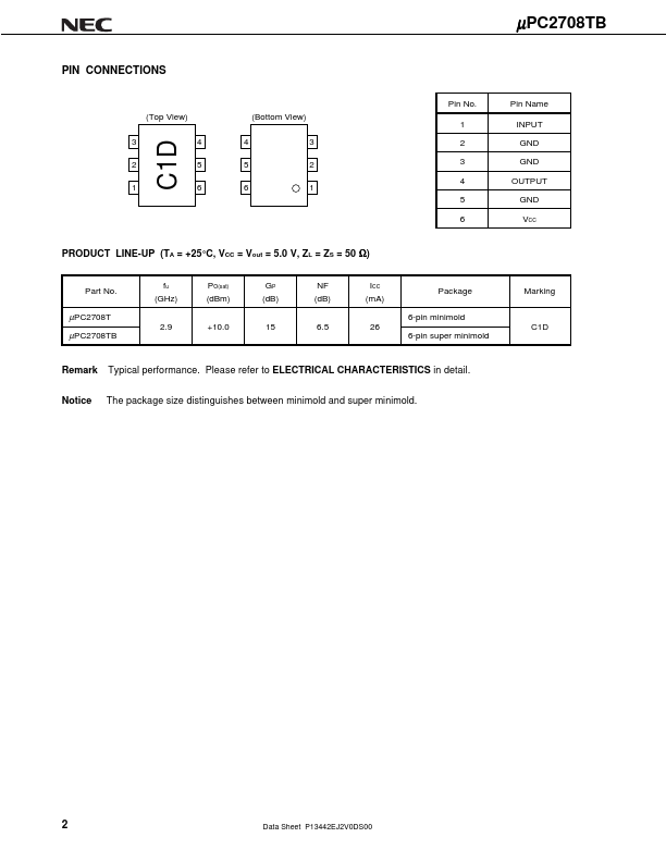 UPC2708TB