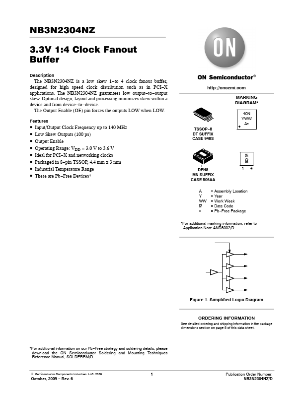 NB3N2304NZ ON Semiconductor