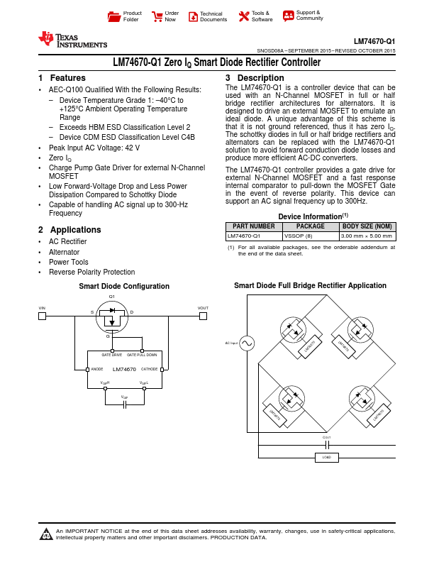 LM74670-Q1