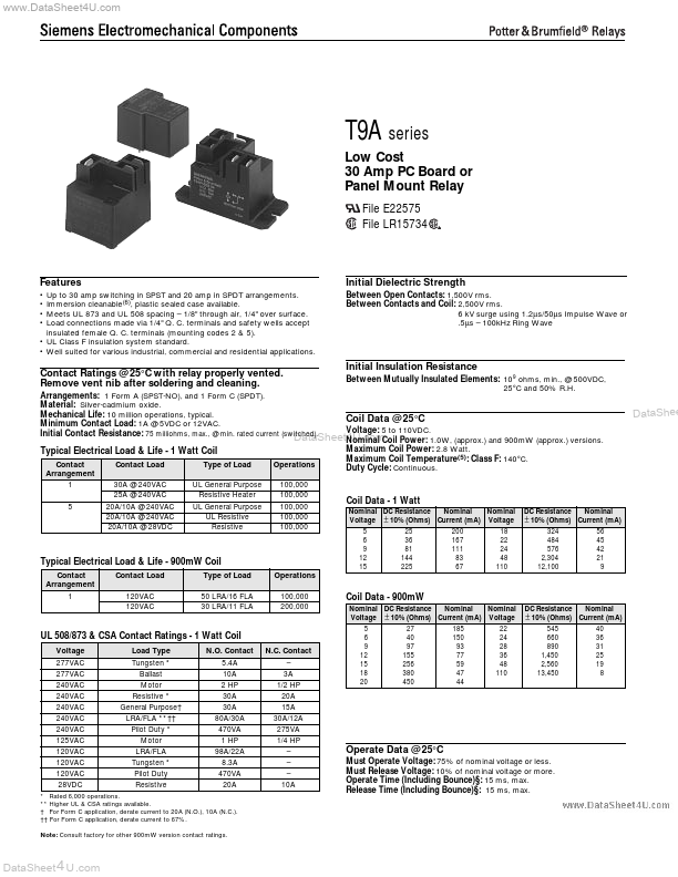 T9AS1D12-xx Siemens