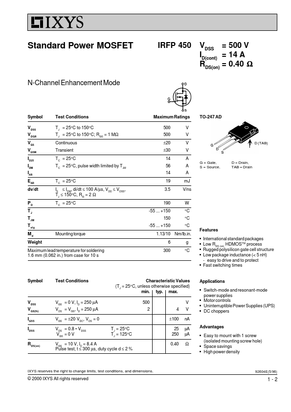 IRFP450