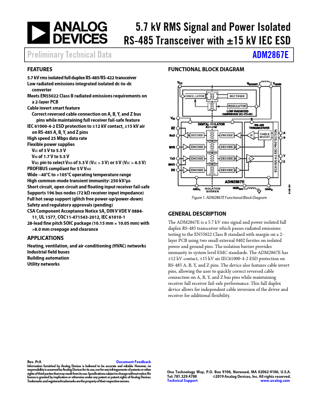 ADM2867E