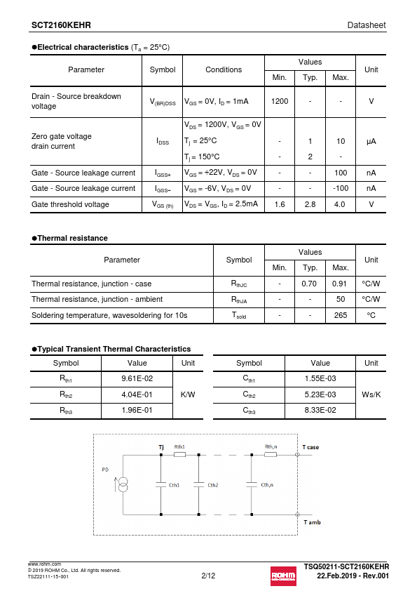 SCT2160KEHR