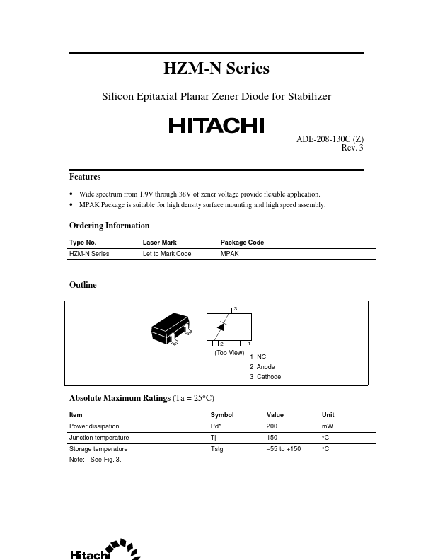 HZM3.6N Hitachi