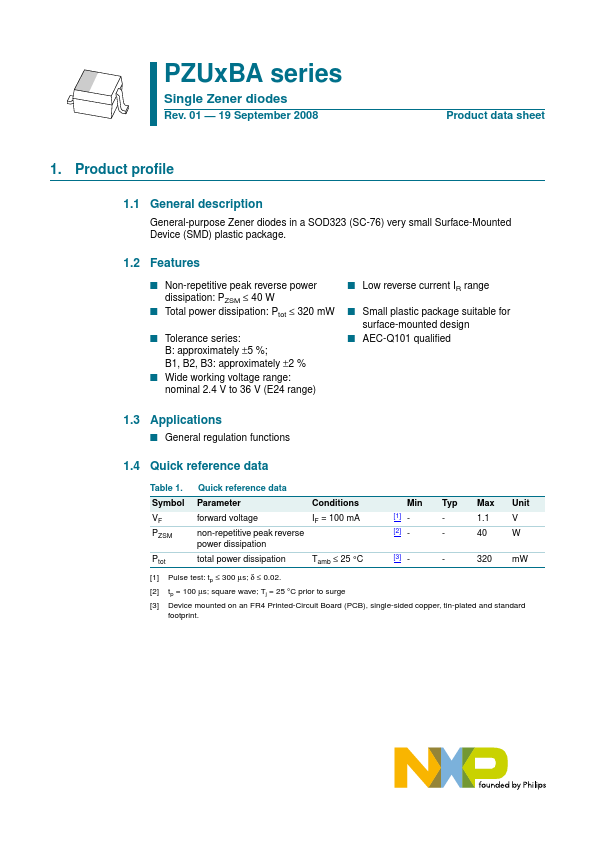 PZU2.4BA NXP