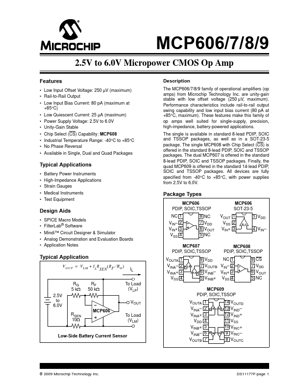 MCP608 Microchip Technology