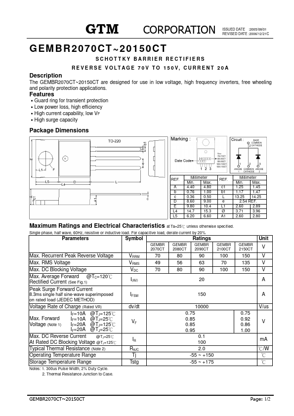 <?=GEMBR2150T?> डेटा पत्रक पीडीएफ