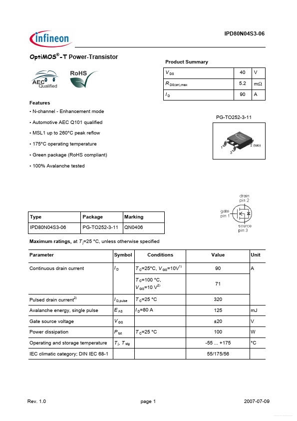 IPD80N04S3-06