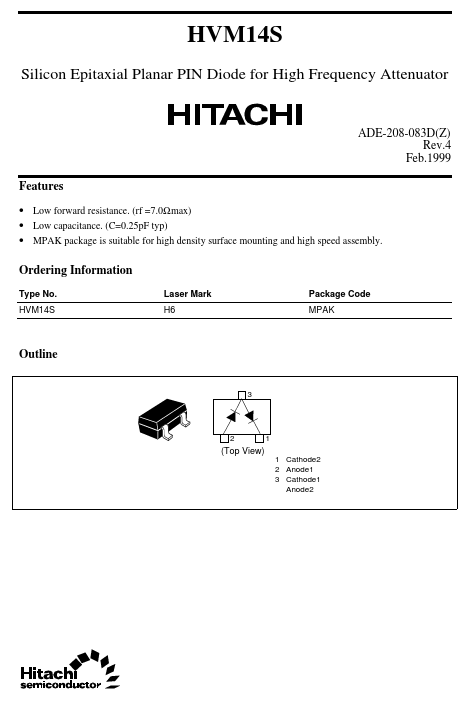 <?=HVM14S?> डेटा पत्रक पीडीएफ