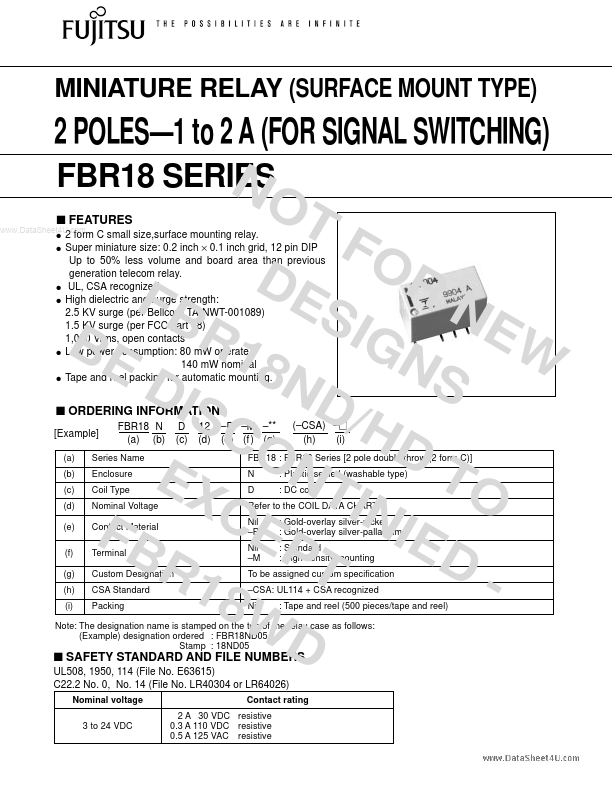 FBR18 Fujitsu Media Devices