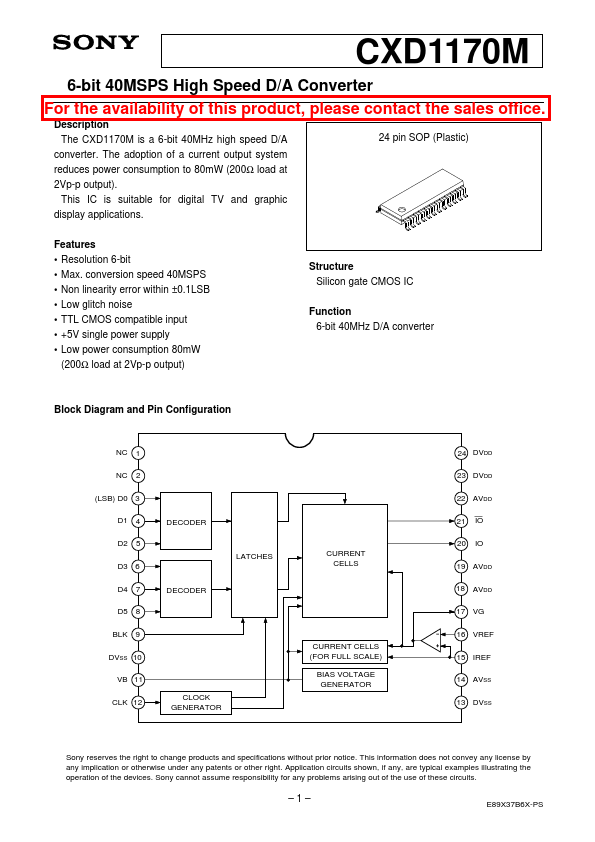 CXD1170M