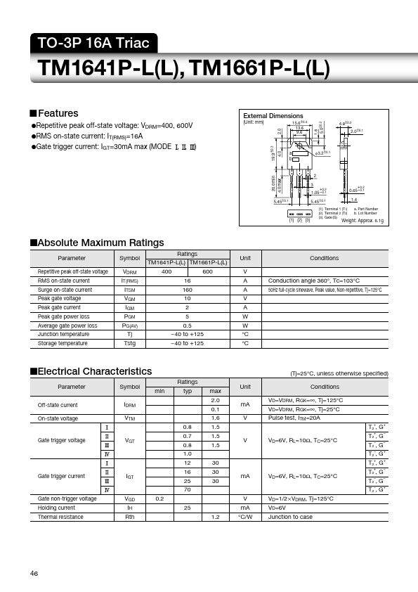 TM1661P-L Sanken electric