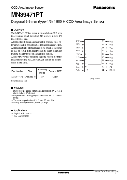 <?=MN39471PT?> डेटा पत्रक पीडीएफ