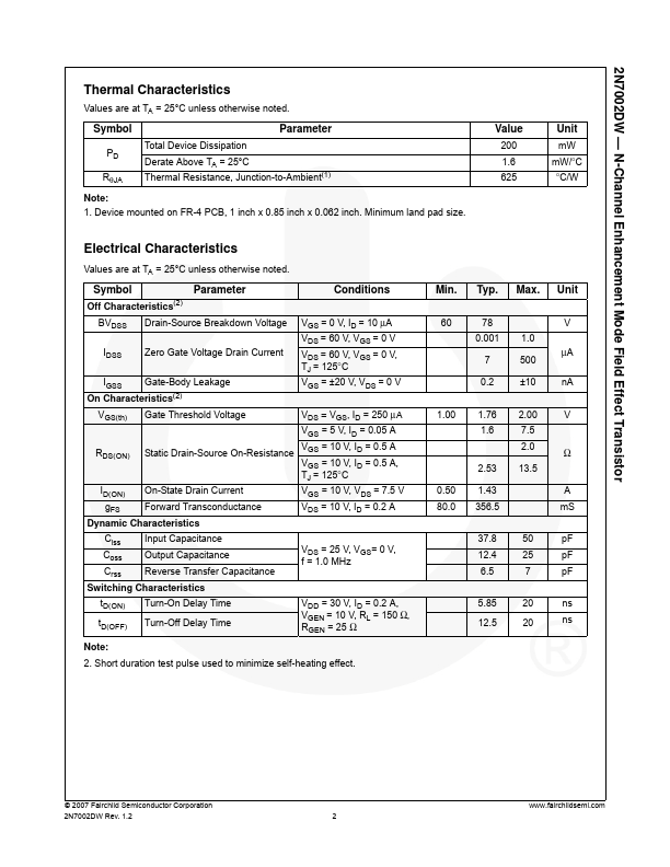 2N7002DW