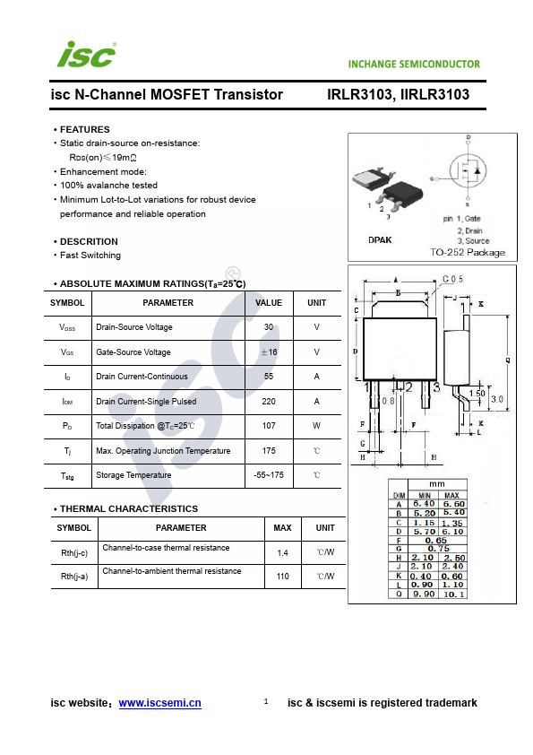 IRLR3103