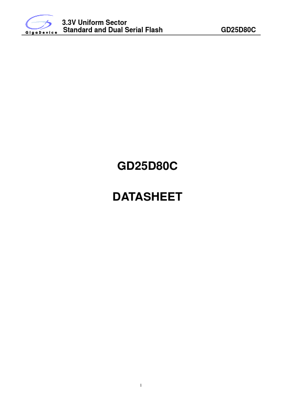 GD25D80C GigaDevice