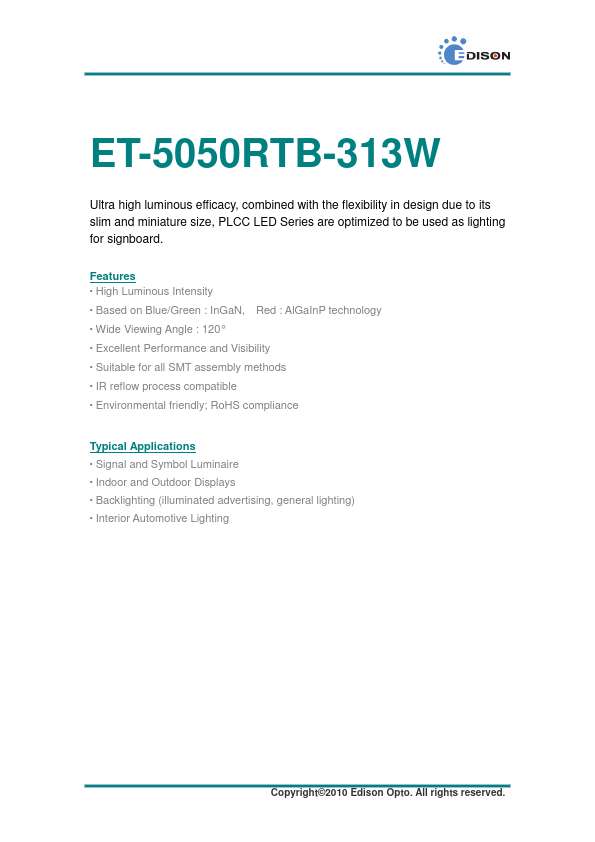 ET-5050RTB-313W