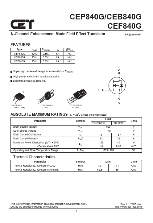 CEF840G CET