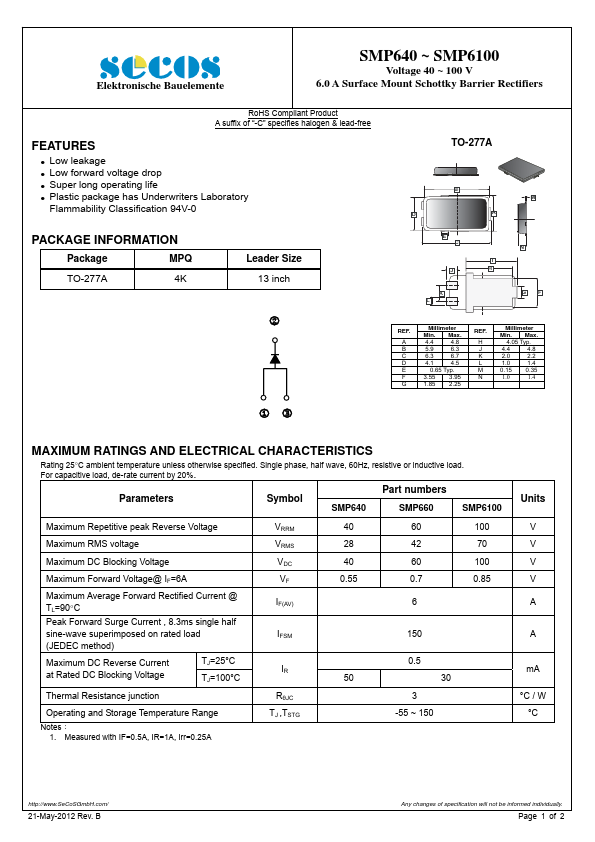 <?=SMP6100?> डेटा पत्रक पीडीएफ