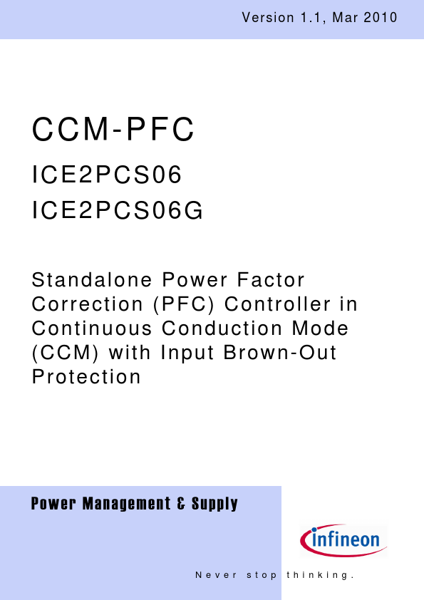 ICE2PCS06 Infineon Technologies