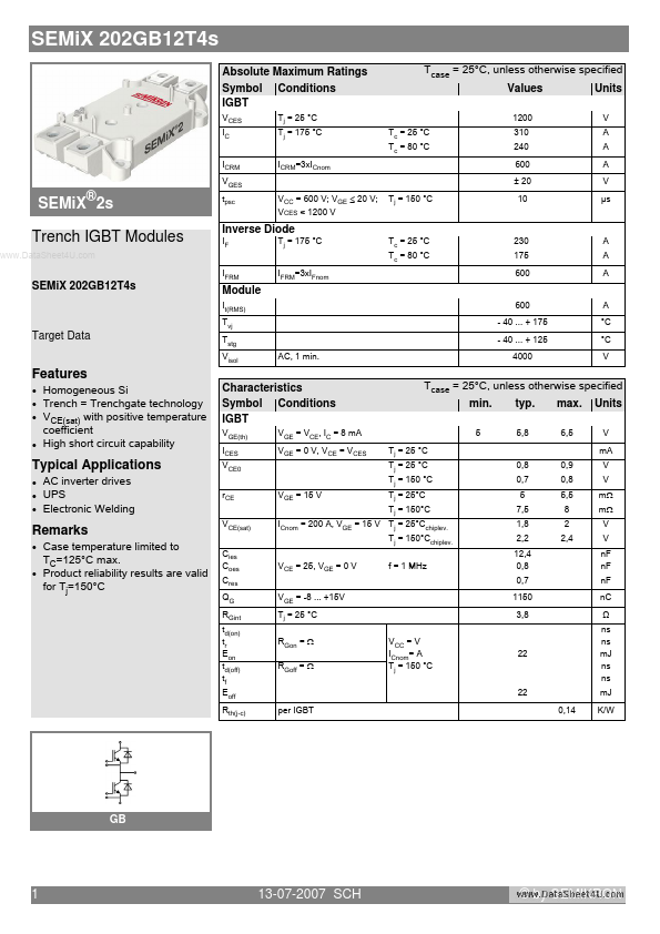 SEMIX202GB12T4S