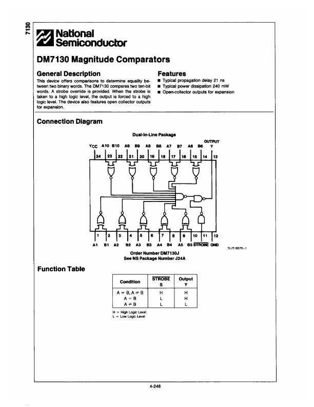 DM7130 National Semiconductor