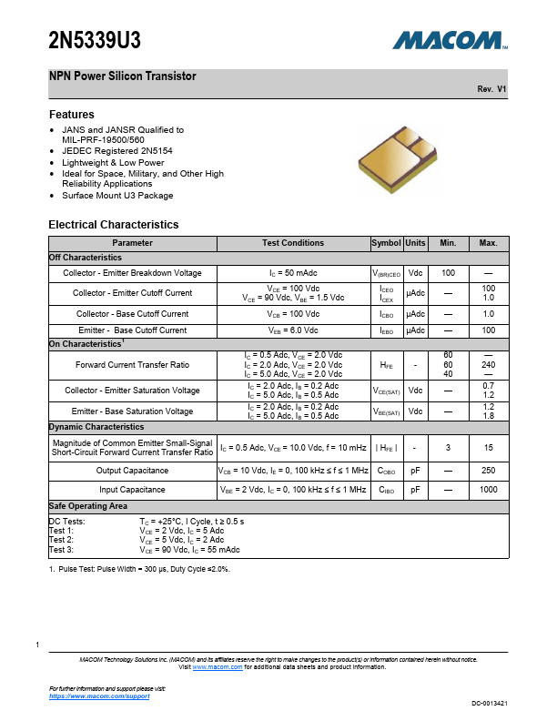 2N5339U3 MA-COM