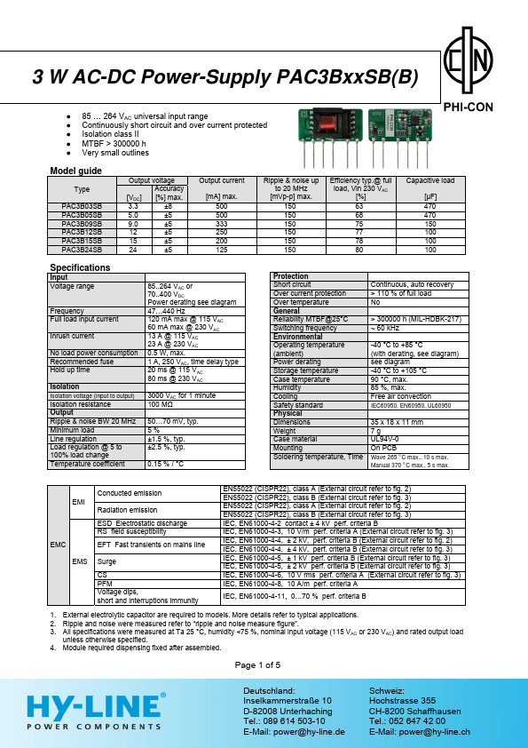 PAC3B03SB