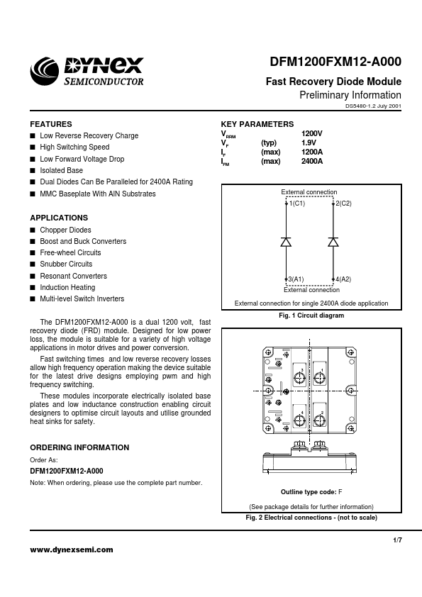 <?=DFM1200FXM12-A000?> डेटा पत्रक पीडीएफ