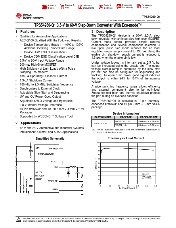 TPS54260-Q1 Texas Instruments