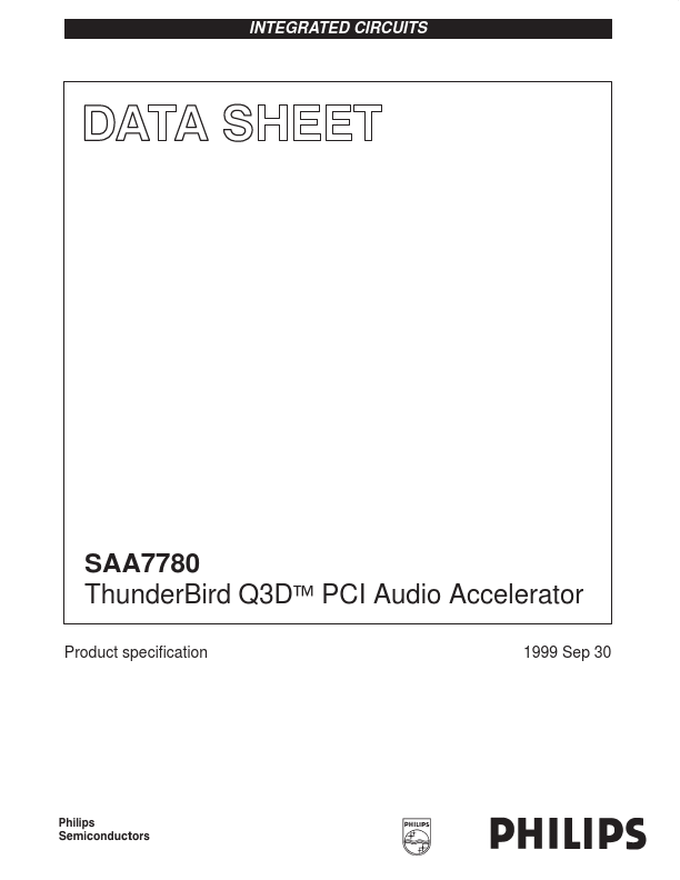 <?=SAA7780?> डेटा पत्रक पीडीएफ