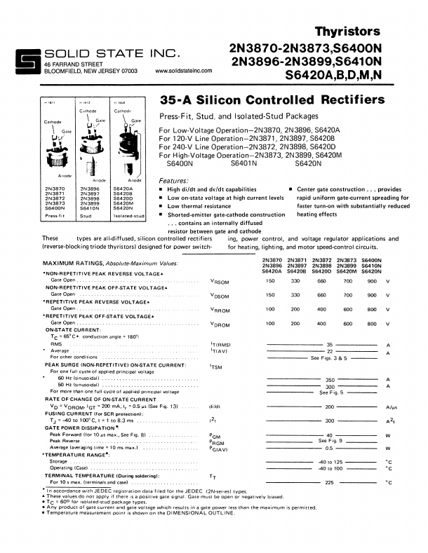 S6420M Solid State