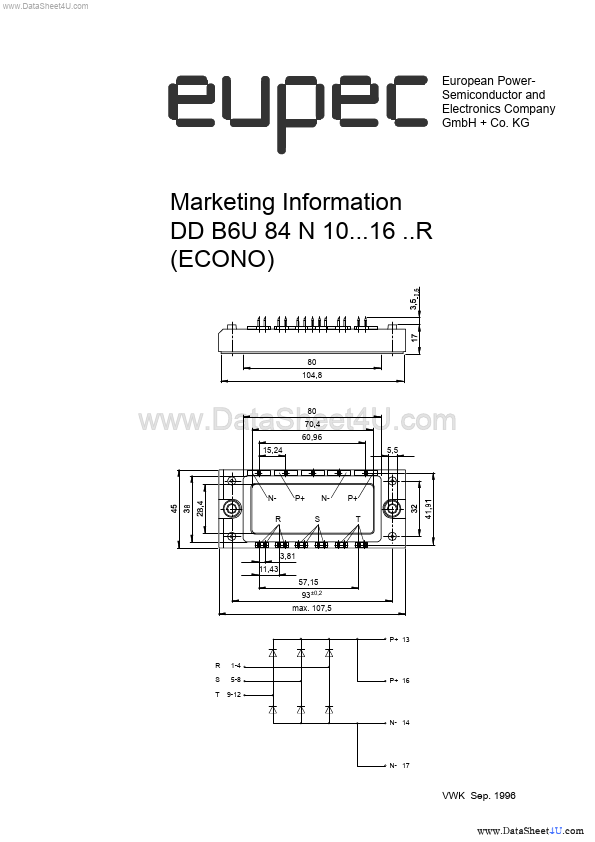 DDB6U84N12R Eupec GmbH