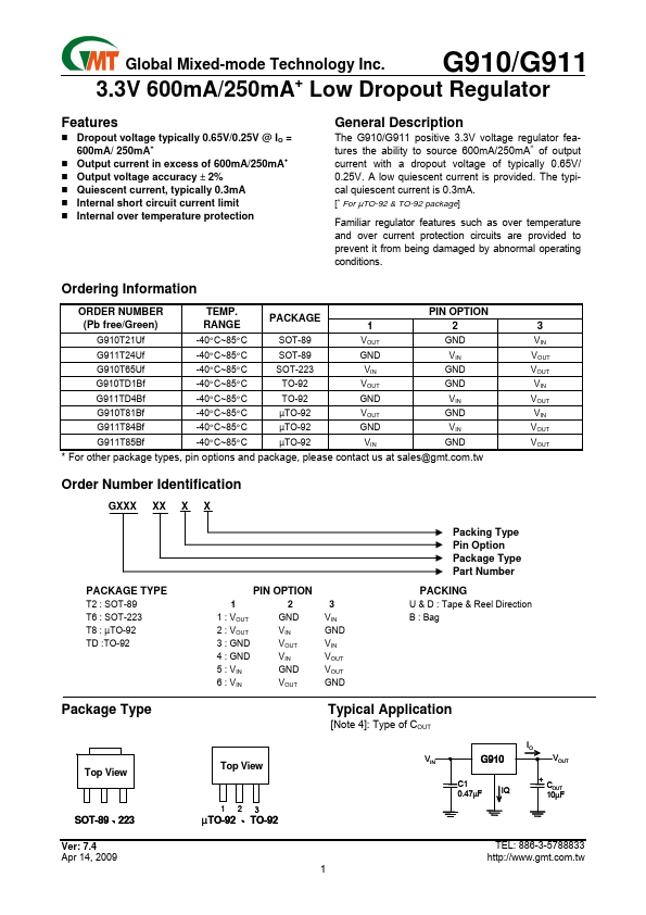 G911 Global Mixed-mode Technology