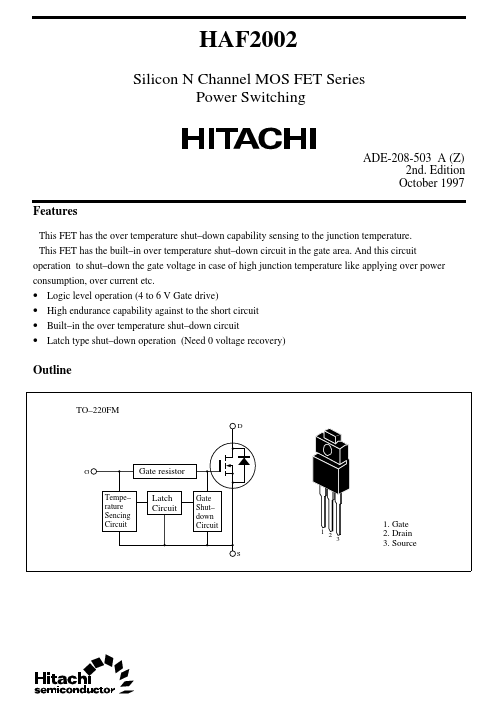HAF2002 Hitachi Semiconductor