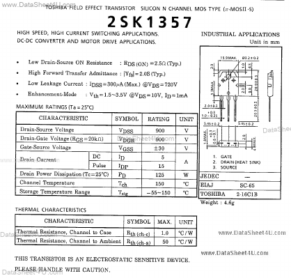 <?=K1357?> डेटा पत्रक पीडीएफ