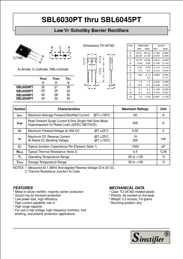 SBL6045PT