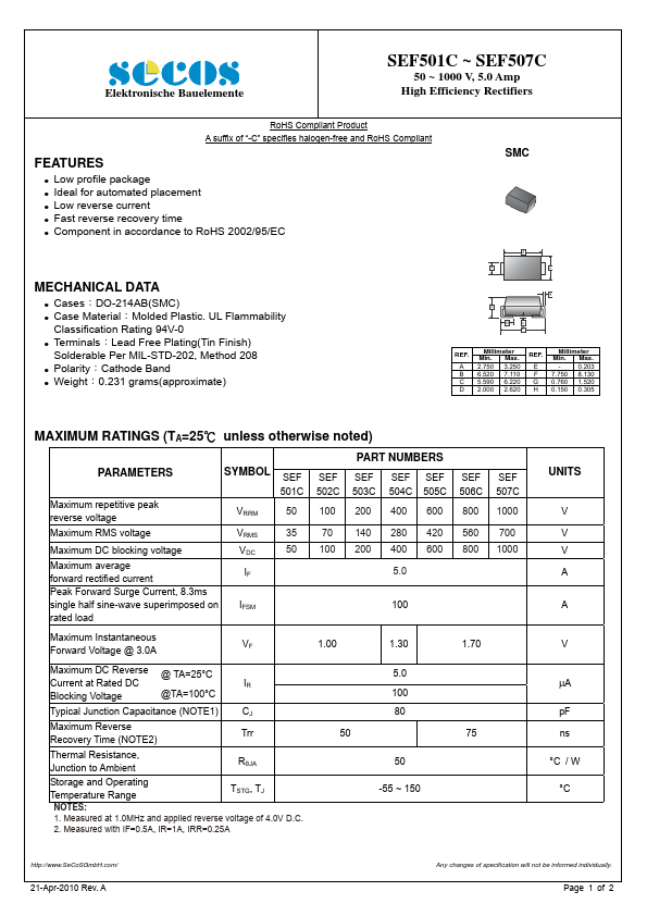 SEF505C