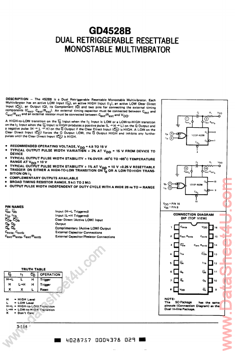 <?=GD4528B?> डेटा पत्रक पीडीएफ