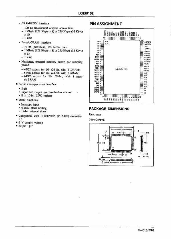 LC83015E