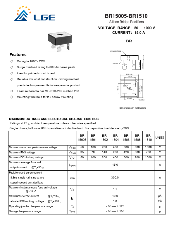 BR1501 LGE