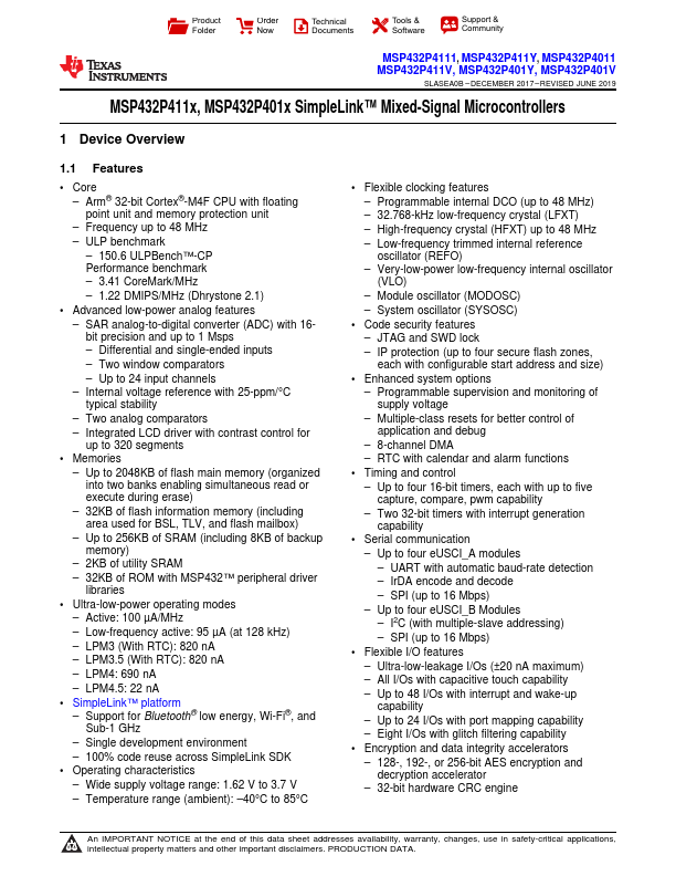 MSP432P4011