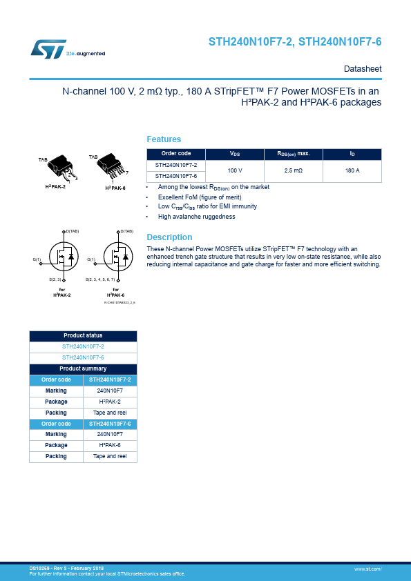 STH240N10F7-2