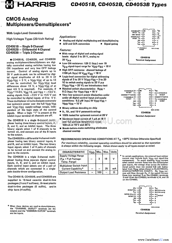 <?=CD4053BE?> डेटा पत्रक पीडीएफ