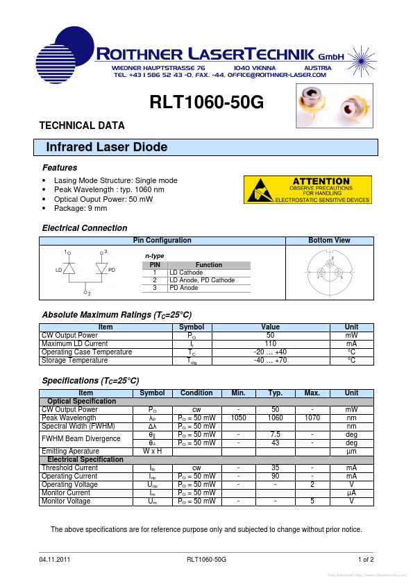 RLT1060-50G