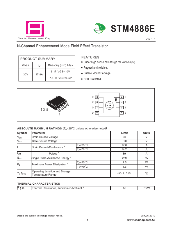 <?=STM4886E?> डेटा पत्रक पीडीएफ